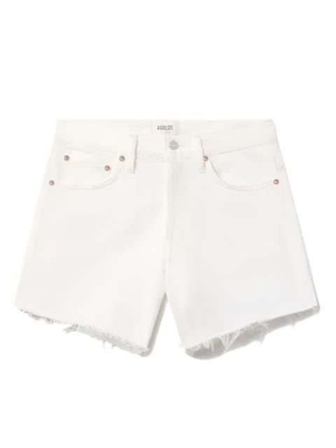 AGOLDE Parker Long Short in Panna Cotta