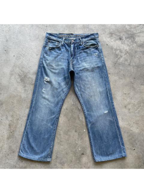Other Designers American Eagle Outfitters - Vintage American Eagle Bootcut/Flare Jeans Faded Pants W34