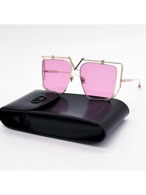 Valentino NEW VALENTINO V-LIGHT VLS-116C PINK TITANIUM SUNGLASSES