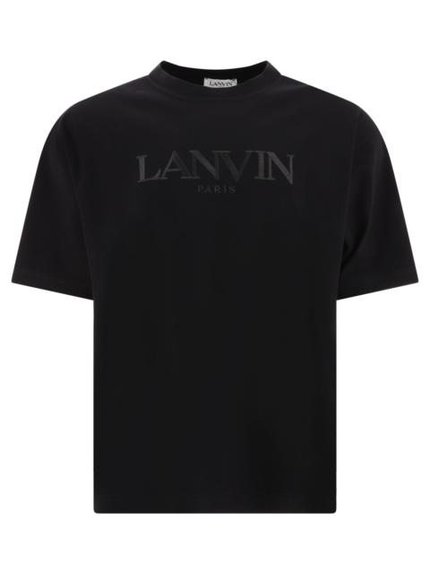 Lanvin T Shirt With Embroidered Logo