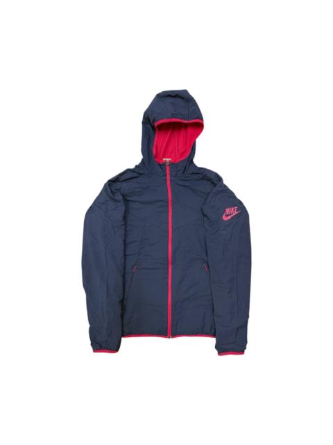 Nike Nike sleeve logo fleece lined zip up sweater hoodie