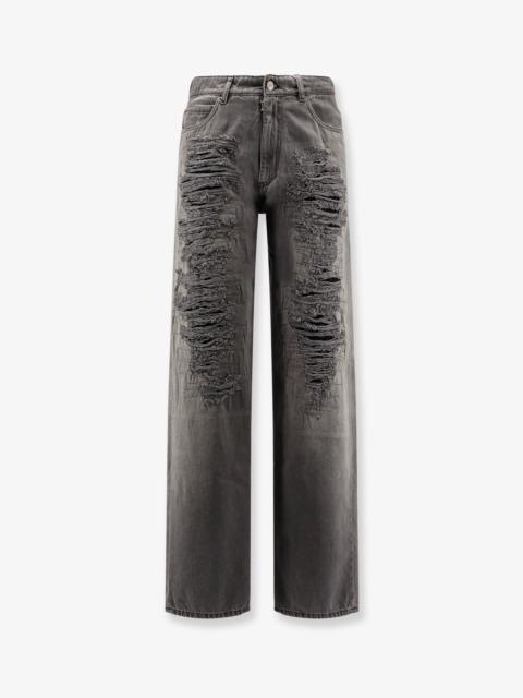 MM6 Maison Margiela Mm6 Maison Margiela Jeans With Destroyed Effect