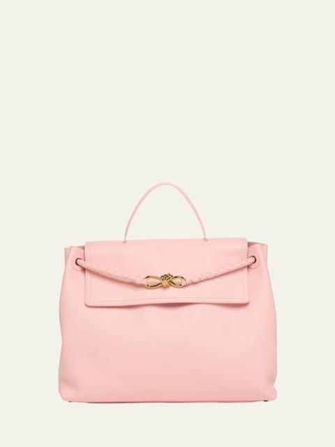 Bottega Veneta Andiamo Large Leather Top-Handle Bag