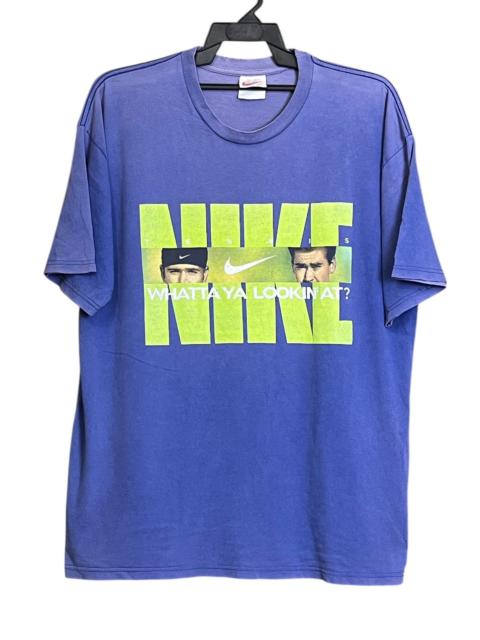 Nike RARE🔥VINTAGE 90s NIKE TENNIS AGASSI x SAMPRAS MATCH T SHIRT