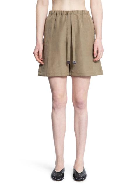 Max Mara Linen-Silk-Drawstring-Shorts