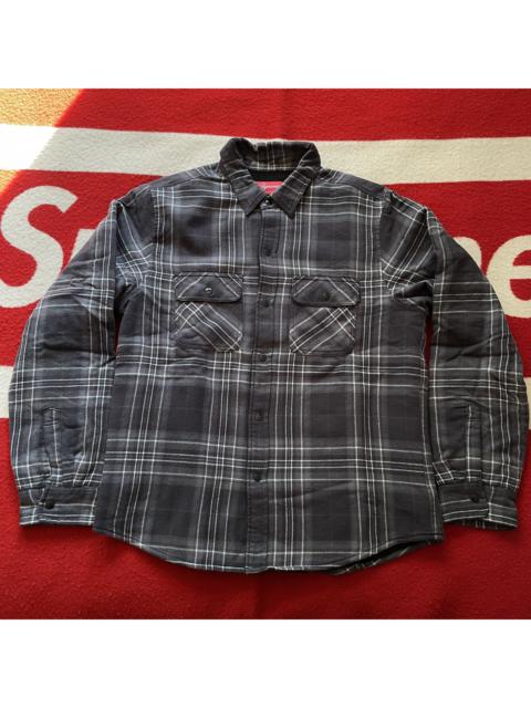 Supreme - Heavy Plaid Flannel Jacket 2020 Quilted Sleeves