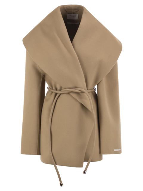 Sportmax Sportmax Women Spxuguale - Wrap Short Coat In Virgin Wool