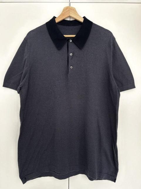 Prada Prada Multi Knit Stretch Cotton Polo Shirt Size 54