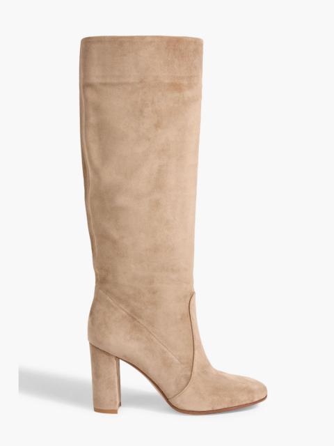 Gianvito Rossi Glen 85 suede knee boots