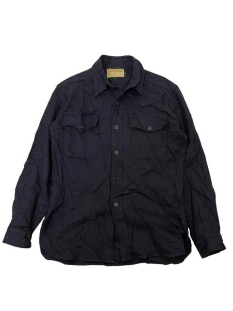 Other Designers Naval Clothing Factory × Vintage - VINTAGE 40s NAVAL CLOTHING FACTORY NAVY SHIRT