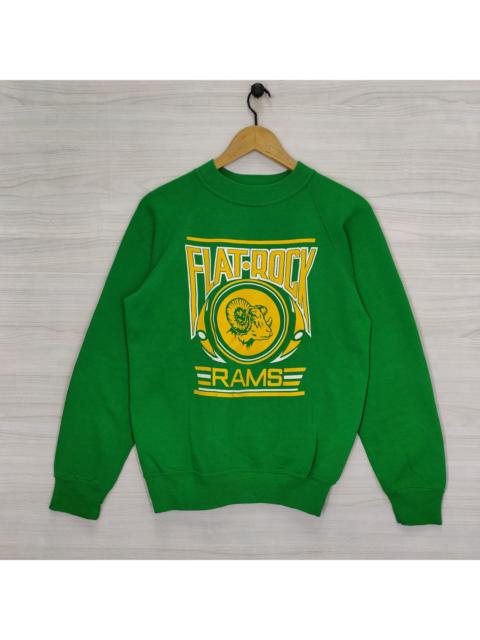 Other Designers 80s Flat Rock Rams Raglan, Vintage Bassett Walker