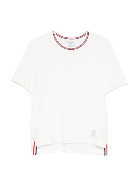 Thom Browne Cotton Waffle Rib Cuff Tee Men