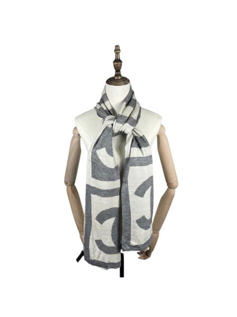 Other Designers Vintage Chanel CC Logo All Over Print Scarf Muffler