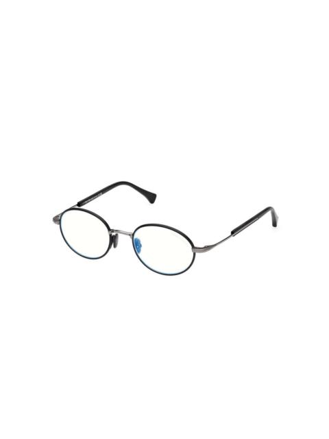 TOM FORD Tom Ford Blue Light Block Oval Men's Eyeglasses FT5973-B 020 49