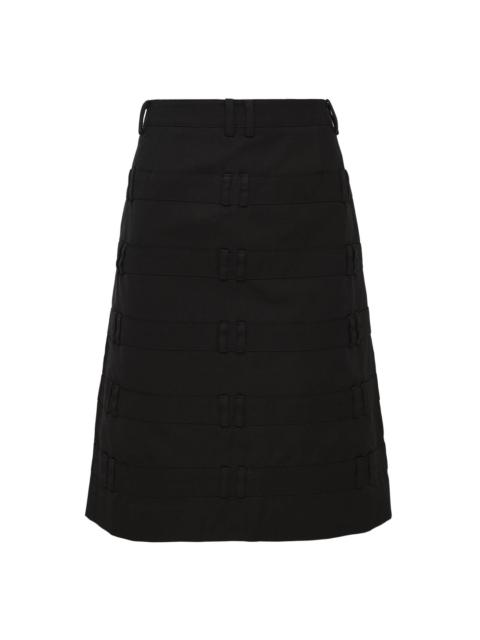 BONBOM Multiple Waistband And Belt Skirt