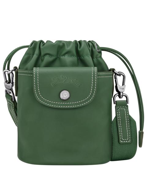 Longchamp Le Pliage Xtra XS Bucket bag British Green - Leather