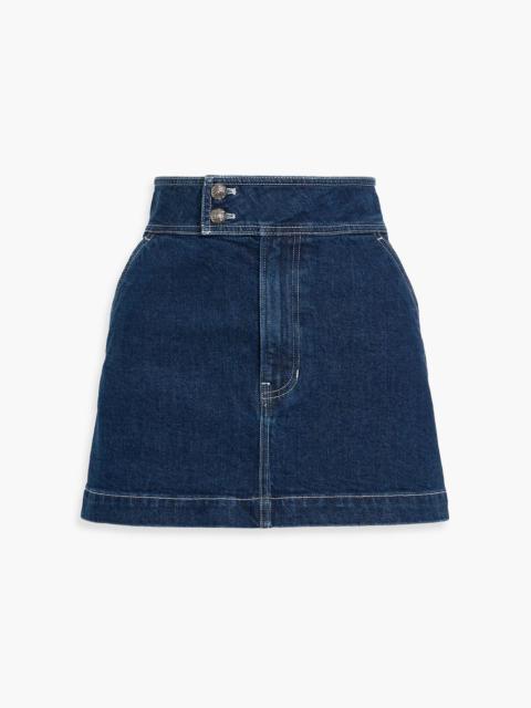VERONICA BEARD Bowen denim mini skirt