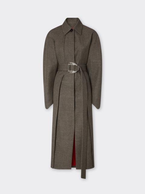 Ferrari Coat in mélange wool twill