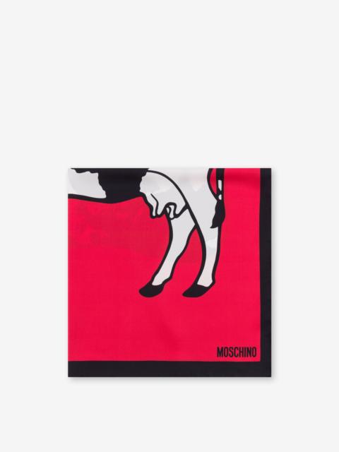 Moschino ARCHIVE SILK SCARF