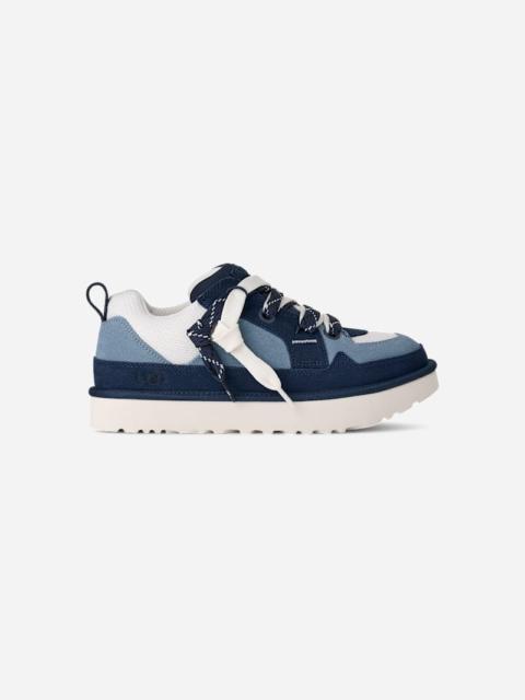 UGG ® Men's Lo Lowmel Suede/Recycled Materials/Textile Shoes in Deep Ocean/Whale