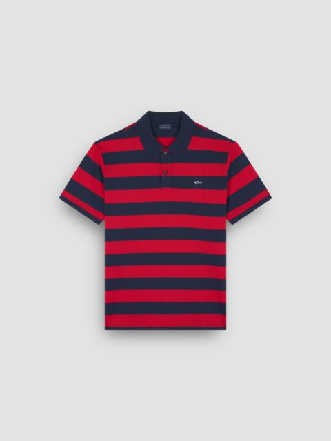 Paul & Shark DOUBLE PIQUÉ COTTON POLO