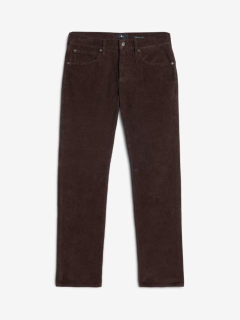 7 For All Mankind Corduroy The Straight In Coffee Bean