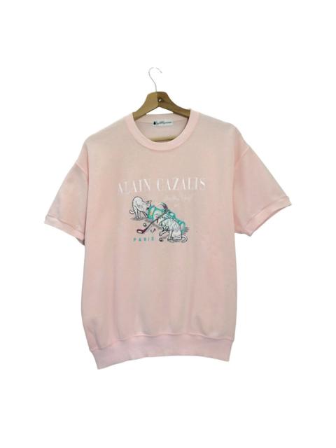 Other Designers Japanese Brand - Alain Cazalis Crewneck ShortSleeve Jumper Sweater Size S