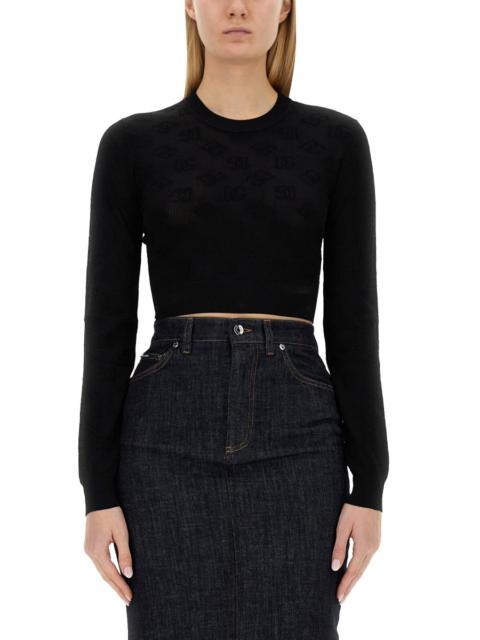 Dolce & Gabbana Dolce & Gabbana Women Jacquard Logo Jersey
