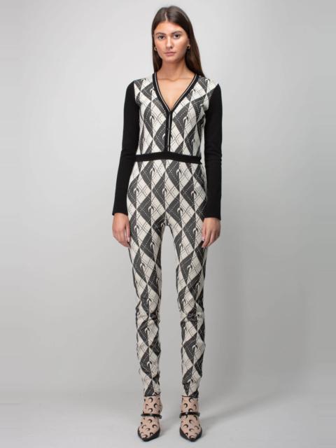 Marine Serre Knit Catsuit