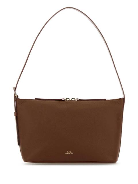 A.P.C. A.P.C. Women Caramel Leather Vera Shoulder Bag