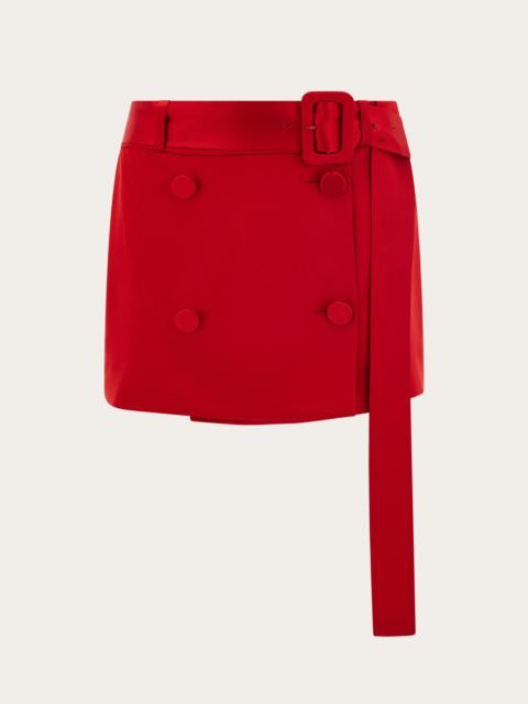 FERRAGAMO Mini wrap skirt