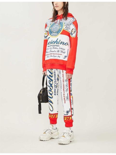 Moschino Jeremy Scott Budweiser hoodie size 36