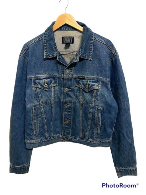 Other Designers Vintage DKNY Denim Jacket Sunfaded