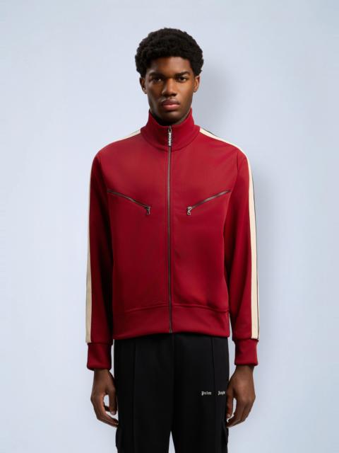 Palm Angels Curved Logo Zip-Up Track Jacket