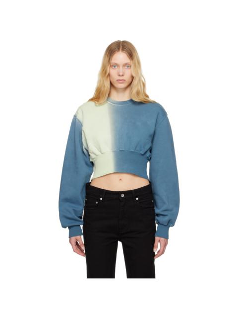 Rick Owens DRKSHDW Blue Hollywood Tatlin Sweatshirt