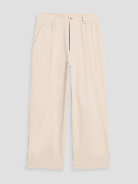 Other Designers Tapered cotton-corduroy pants