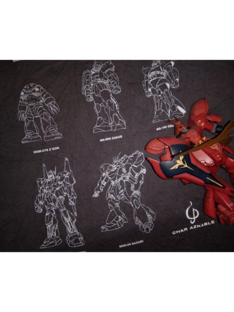 Other Designers Uniqlo - 2010 Gundam Char Aznable tshirt anime