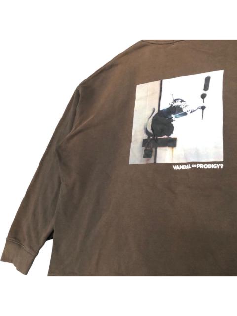 Art - Brandalised Banksy’s Exclamation Rat Sweatshirt