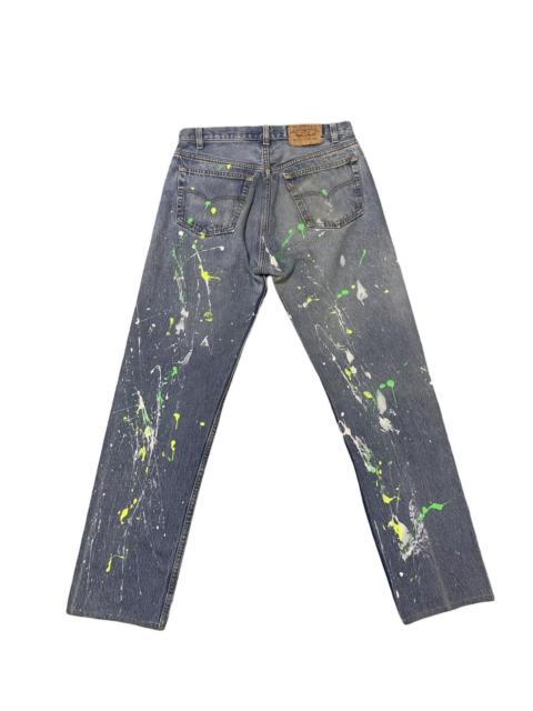 Levi's Vintage 90s Levi’s 501 Paint Splatter Denim Jeans