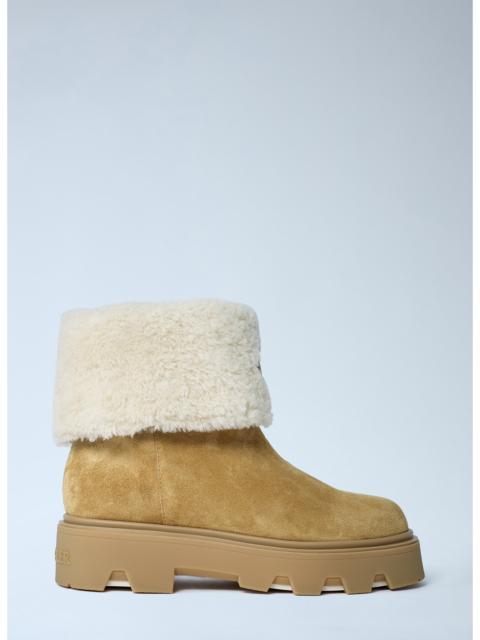 Moncler Moncler Women Aurea Suede Ankle Boots