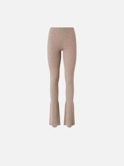 PINKO LONG FLARED KNIT TROUSERS