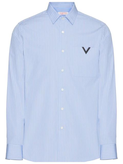 Valentino `V Detail` Long Sleeve Shirt
