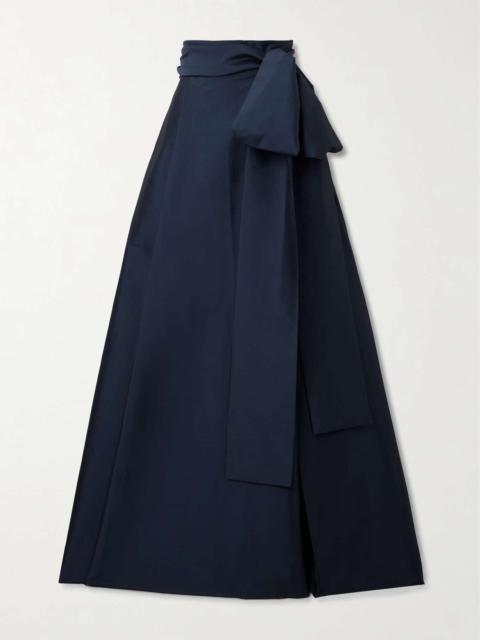 BERNADETTE Beatrice stretch-taffeta maxi skirt