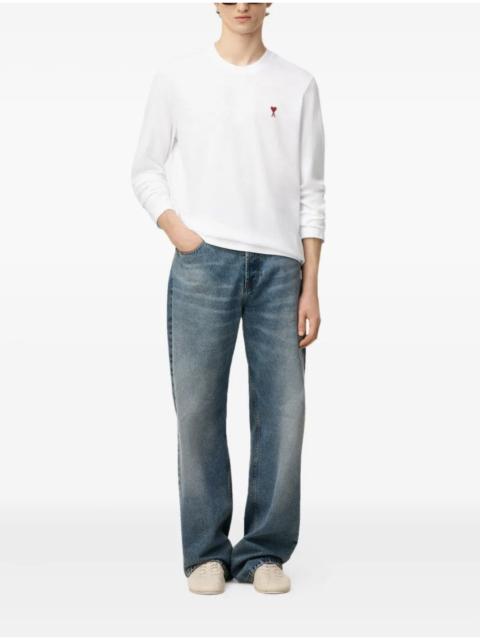 AMI Paris AMI DE COEUR ORGANIC COTTON SWEATSHIRT