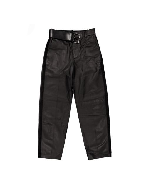 Loewe Loewe Nappa Lambskin Belted Trousers