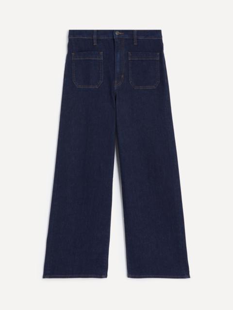 FRAME Anchor High-Waisted Wide Jeans in Cicero