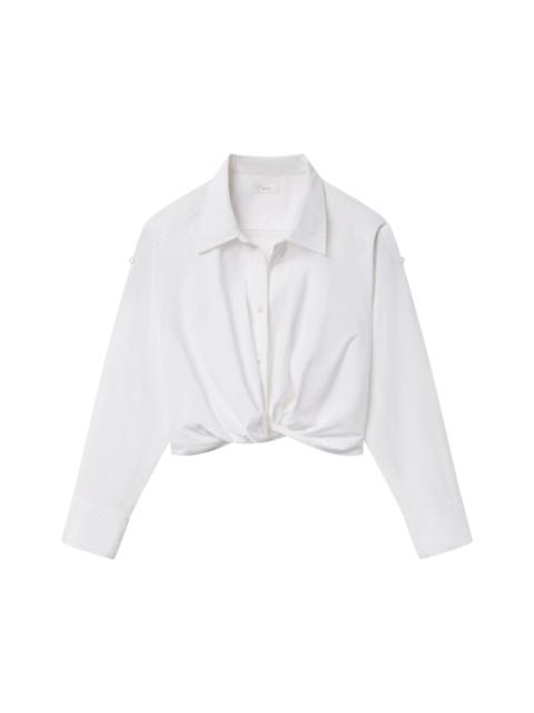A.L.C. Leo Cropped Cotton Shirt