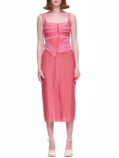 TALIA BYRE Deconstructed Corset Dress