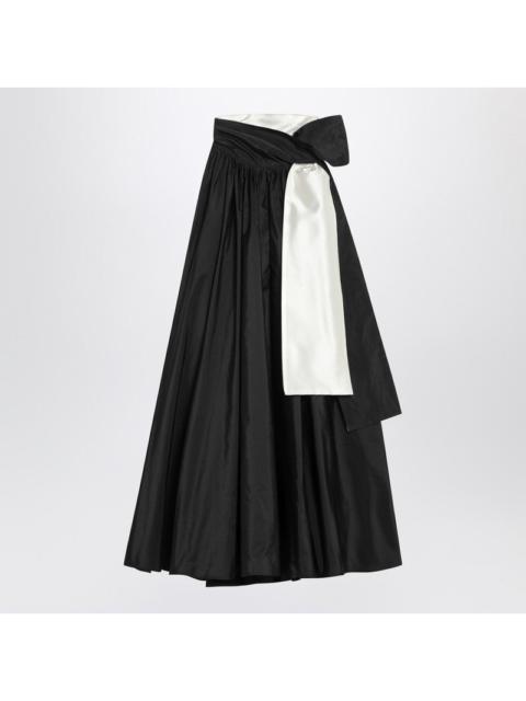 Max Mara Max Mara Pianoforte Sleeveless Dress In Black Taffeta Women