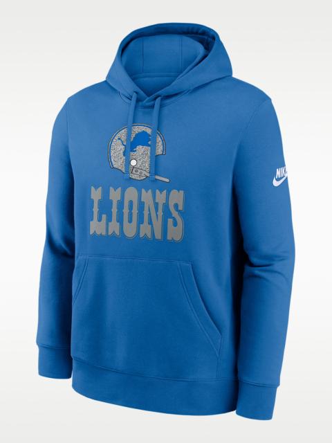 Nike Detroit Lions Best Season Rewind Club Men's Nike NFL Pullover Hoodie